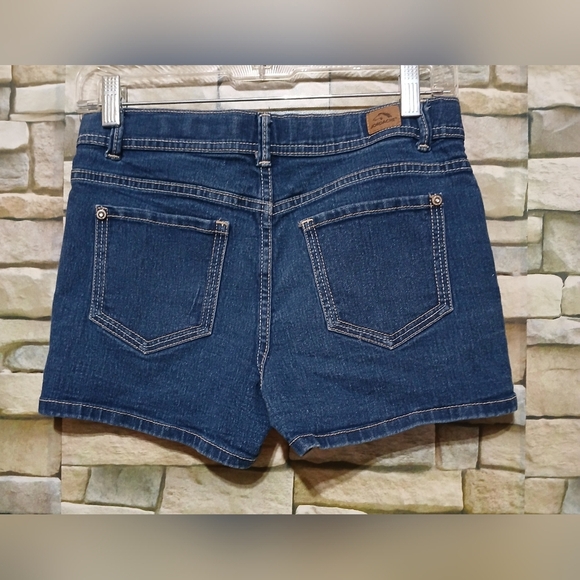 Jordache Blue Denim Kids Shorts with Star Sequined Patch Size 16 - Picture 2 of 8